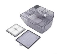 Risveglio Dust Bin with HEPA Filter for Roborock Q10 S5 Q10 Q10 S5 Robot Vacuum, ABS Plastic Dustbox Replacement Part