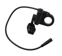 Risveglio Electric for Bike Thumb Throttle 01/02 Motor, 108X Handlebar Grip, ABS Material, 30cm Cable, Left or Right Hand Option, Black(Left)
