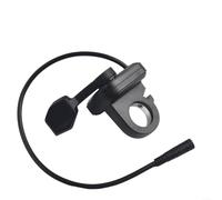Risveglio Electric for Bike Thumb Throttle 01/02 Motor, 108X Handlebar Grip, ABS Material, 30cm Cable, Left or Right Hand Option, Black(Right)