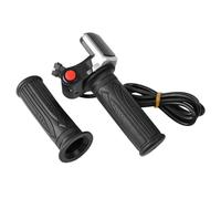 Risveglio Electric Scooter Throttle 36V with Real Time LED Display, E for Bike Handlebar Grip, 6 Pin Interface Button Start Tricycle, Black 128cm Wire