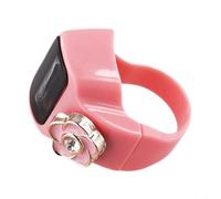 Risveglio Electronic Finger Counter with LED Display, Handheld Tally Clicker for Knitting, Crochet, Sports Scoring Classroom Use(Pink)