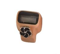 Risveglio Electronic Finger Counter with LED Display, Handheld Tally Clicker for Knitting, Crochet, Sports Scoring Classroom Use(Light coffee)