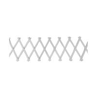 Risveglio Expandable Garden Trellis Thickened Plastic Fence Climbing Plants Outdoor Support White 38x23cm