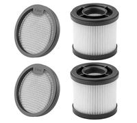Risveglio Filter Set Z10 Z20 Station for Vacuum Cleaner, for Pre-Filter and for Main Filter for Replacement Parts, Advanced Filtration Z10 P10 for Pro PMG1 VBR4 VBB4 25.2V Models (Black+White)
