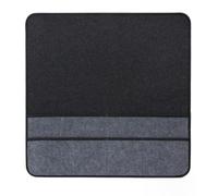 Risveglio Foldable Sewing Machine Pad 60x60cm Deep Grey Felt Table Protector with 6 Compartments Accessories
