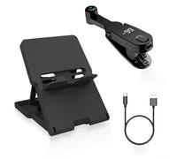 Risveglio for Auto Clicker with Stand Mobile Phone & Tablet, 99 Clicks/Second Fast for Auto Tapper with 1-198 Gears, HD Display Portable ABS Device Live Broadcast Likes, Gaming & Page Turning, Black