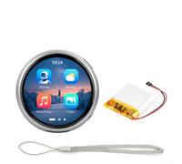 Risveglio for ESP32-S3 Development Board, 1.75"" AMOLED Circular Touch Display, for Dual-Mic, 6- IMU, WiFi BT 5.0, Type-(with Battery)