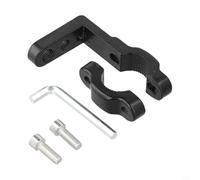 Risveglio for Motorcycle Rearview Mirror Mount 22mm Bar, for CNC Alloy | Motorcycle Rearview Mirror Mount Bracket for 22mm Handlebars, CNC Aluminum, M6/M8/M10 Threaded Holes(Black)
