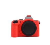 Risveglio for Nikon Z50 II Silicone Cover - Soft Bump Protection Case with Precise Cutouts - Lightweight Anti-Slip Skin for Photography Gear Accessories(Red)