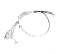 Risveglio for poe IP Camera PCB Video Power Cable 70cm White for poe(C)