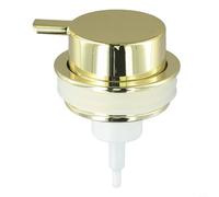 Risveglio Gold ABS Foam Pump Head 1cc Press Dispenser for Soap Lotion Bottle, Smooth Spring Mechanism with Leak-Proof Gasket(Gold)