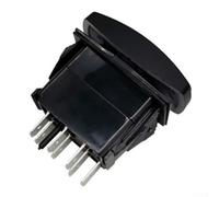 Risveglio Green LED Turn Signal Switch 7-Pin 24V 10A ABS | 24V 10V compatibility, built-in fuse safety, overload protection, reverse polarity safe, heavy duty
