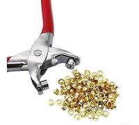 Risveglio Grommet Pliers Kit 100pcs Metal Eyelets Leather Tool