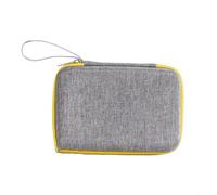 Risveglio Hard Carrying Case for GiiKER Super Blocks Puzzle Game, Lightweight Protective Storage Box with Organizer, Shockproof Travel Pouch Console & Accessories, for Orange-Gray(Yellow-gray)