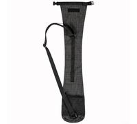 Risveglio Hiking Trekking Pole Storage Bag, 74cm Polyester Carry Pouch with Strap Mesh Pocket for Foldable Walking, Black