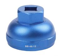 Risveglio Integrated Threaded Bottom Bracket Mountain for Bike, High-Strength Aluminum Alloy Disassembly Kit BB-39-16/BB-49-16 Blue(BB-46-12)
