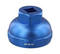 Risveglio Integrated Threaded Bottom Bracket Mountain for Bike, High-Strength Aluminum Alloy Disassembly Kit BB-39-16/BB-49-16 Blue(BB-44-16)