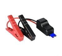 Risveglio Intelligent Car Battery Starter Clips with Auto Voltage Detection, Reverse Polarity Protection, Soft Silicone Wire for Low Displacement Vehicles(clamp 650A)