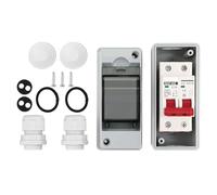 Risveglio IP65 PV Combiner Box with DC Circuit Breaker, Solar Junction Box 12-500V Systems, Overload for Protection Electric Traffic Mining