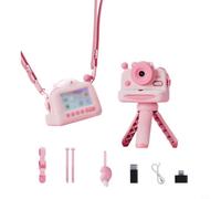 Risveglio Kids Digital Printing Camera with Thermal Printer, ABS Touchscreen WiFi Transfer 11x8x10cm Red Yellow Pink White Green(Pink)