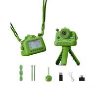 Risveglio Kids Digital Printing Camera with Thermal Printer, ABS Touchscreen WiFi Transfer 11x8x10cm Red Yellow Pink White Green(Green)