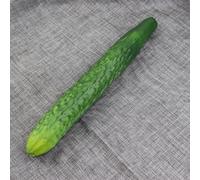 Risveglio Lifelike Artificial Cucumber and Aubergine, PU Simulation Vegetables Restaurant Store Decor and Food Photos(Cucumber)