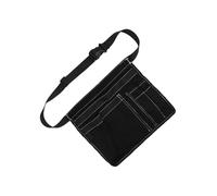Risveglio Lightweight Tool Belt Pouch with 6 Deep Pockets, for Heavy Duty Adjustable Canvas Waist Bag Carpenters Electricians, Storage Organizer DIY Projects, for Black Khaki