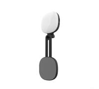 Risveglio Magnetic LED Selfie Light 600mAh, Portable Fill Light 2900K-7000K with Adjustable Angle Bracket Smartphones, Selfies Video Calls and Content Creation