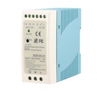 Risveglio MDR 60 24 DIN Rail Switching Power Supply 24V 60W AC 100 240V to DC 24V Transformer with LED Indicator for Industrial Automation