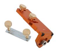 Risveglio Metal Drill Guide Jig Aluminum Profiles 20 30 40, M6 M8 Tapping Assistant with Adjustable Stop, Positioning Tool Set
