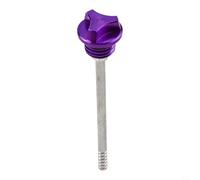 Risveglio Motorcycle Engine Oil Dipstick in Aluminum Alloy, Risveglio | Aluminum Alloy, Wear-resistant, Non-slip Grip, High-visibility Scale, Easy Install, For Racing And Daily Maintenance(Purple)