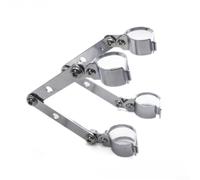 Risveglio Motorcycle Headlight Bracket 28-51mm Fork Clamp Kit for Front Lamp Holder on Off Road Vehicles Black(41 51mm)