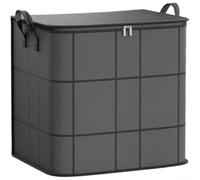 Risveglio Non Woven Storage Bag With Full Length Zipper Moisture Proof for Clothes Bedding Organization Stackable Design for Home and Seasonal Use(140L)