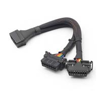 Risveglio OBD2 Splitter Cable 1 Male to 2 Female Adapter for Simultaneous Vehicle Diagnostic Tools, Vehicle Trouble Code Reader