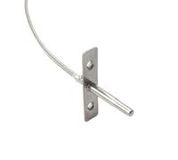 Risveglio Outdoor Grill Temperature Probe, Accurate Steel BBQ Temp Sensor for Pellet Grills, Real-Time Cooking Monitor, Silver, 1 Pack