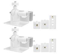 Risveglio Outdoor Solar Mount Bracket 2pcs For RV Boat Camping(White)