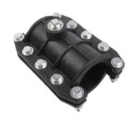 Risveglio PE Pipe Repair Clamp, for 25mm 32mm 63mm Diameter, Leak Proof Connector, for Copper PVC Cast Iron, Easy Install Burst Pipe Fix(25mm)
