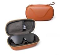 Risveglio Portable Hard Shell Carrying Case for Smart Glasses, Protective Travel Bag Compatible with XREAL INMO for xiaomi for huawei AR Devices(Black)