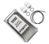 Risveglio Programmable Digital Timer 230V 30A IP65 Waterproof, 99 Daily Cycles ON OFF Switch with for Memory Warehouse and Neon Lights