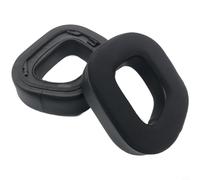 Risveglio Replacement Earpads for Corsair HS80 RGB Wireless Gaming Headset, Soft Protein Leather Ear Cushions, Black(G)