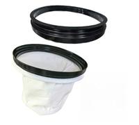 Risveglio Replacement Split Dust Filter for Karcher NT50/2 and NT70 | Series, Washable Black Plastic Frame to Improve Suction and Protect Motor