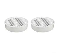 Risveglio Round Drain Strainer Set 3 Sizes Hair Catcher White(110)