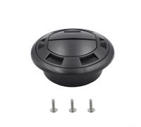 Risveglio Round RV Air Conditioning Vent, ABS Adjustable Black Outlet