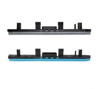 Risveglio Rubber Scrape Strip, for Karcher BR 30 4C Floor Scrubber, Compatible Part 4.777-008, Squeegee, for Tile and Stone Cleaning, Blue and Black, 2 Pieces