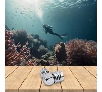 Risveglio Scuba Diving Swivel Adapter 2nd Stage Regulator, 9/16-18UNF- Thread, for 360° Rotation Brass Hose Connector Side Mount & Technical Diving