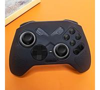 Risveglio Shockproof Silicone Case for FLYDIGI Vader 4 for Pro Controller, Protective for Soft Cover with Drop Resistance, Lightweight Slim Gaming Accessory, Black