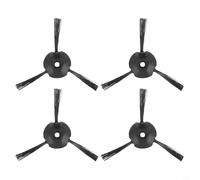Risveglio Side Brush for Replacement Set RV2310 RV2310AE Robot for Vacuum Cleaner, 4 Pieces Black ABS Nylon Accessories Cleaning
