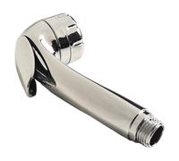 Risveglio Silver Handheld Bidet Sprayer, Adjustable Pressure Shower Head with Start Stop Button, 12 Inch Interface Toilet Cleaning