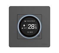 Risveglio Smart Thermostat WiFi Heating Controller App Controlled Temperature Sensor Compatible with Boiler Electric Water Heating Multi Language Display Home HVAC(GA-White)
