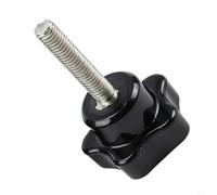 Risveglio Star Clamping Knobs, Male Thread Hand Tightening Screw for Industrial Metalworking Equipment, Hand Tightening Knob Quick Removal Replacement Parts(25x5x10mm)